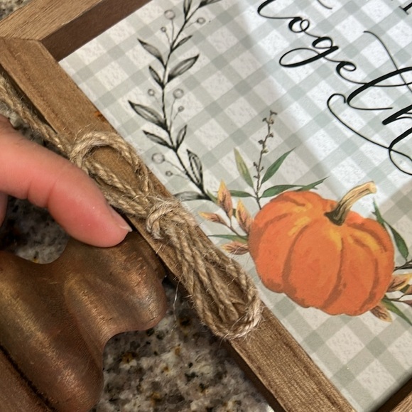 Gather together wood sign - Picture 3 of 5